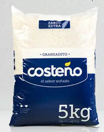 Plaza Vea Arroz COSTEÑO Extra graneadito bl x 5 kg oferta