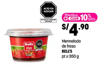 Plaza Vea Mermelada de fresa BELL'S pt x 350g oferta
