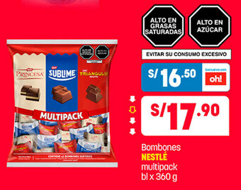 Plaza Vea Bombones NESTLÉ multipack bl x 360 g oferta