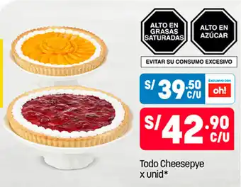 Plaza Vea Todo Cheesepye x unid oferta