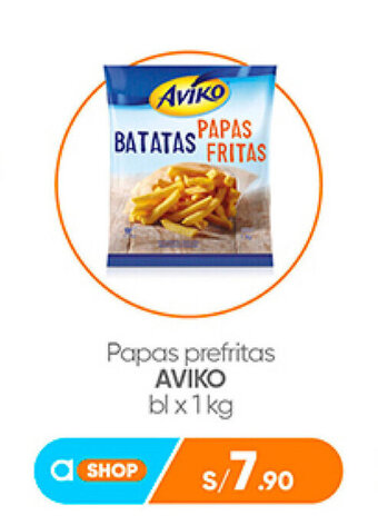 Plaza Vea Papas prefritas AVIKO bl x 1kg oferta