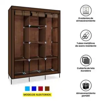 Linio Closet 3 cuerpos de tela armable - aleatorio oferta