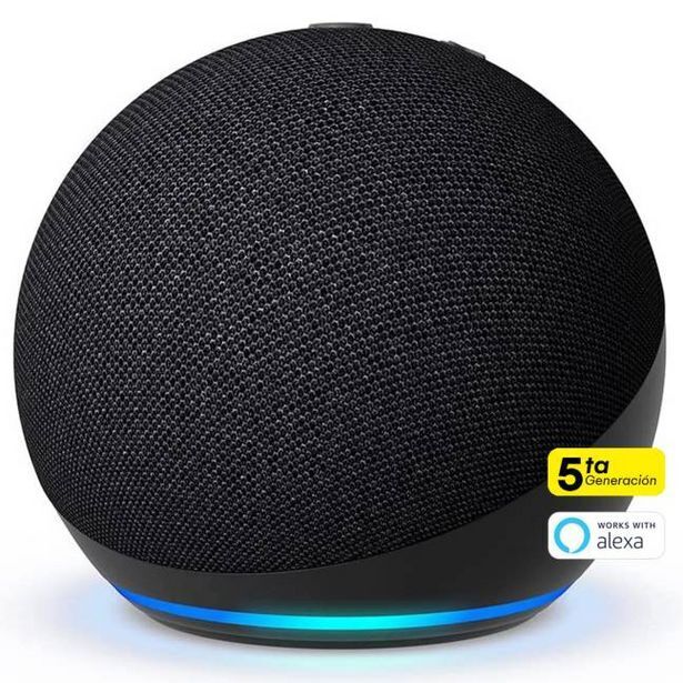 Linio Amazon alexa echo dot 5 generación smart hub parlante negro oferta