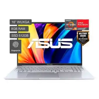 Maestro Laptop asus vivobook amd ryzen 5 serie 5000 8gb 512 gb 16.1 oferta