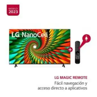 Carsa Televisor smart uhd 4k lg 86 pulgadas nanocell 86nano77sra oferta