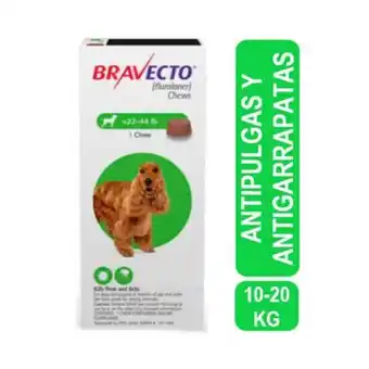 Linio Bravecto antipulgas para perros 500 mg 10 - 20 kg oferta