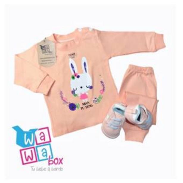 Linio Pijama 2 piezas bebe - conejo - marca wawa box peru oferta