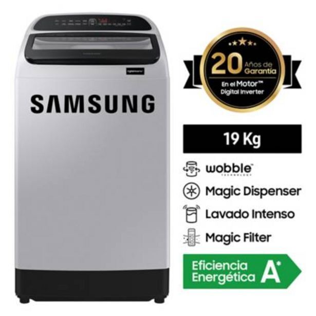 Maestro Lavadora 19kg eco inverter gris wa19t6260by/pe oferta