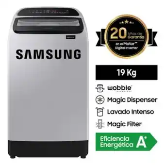 Maestro Lavadora 19kg eco inverter gris wa19t6260by/pe oferta