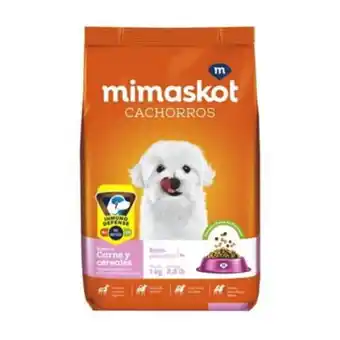 Tottus Comida para perros mimaskot adultos pequeños sabor carne pollo y cereales de 1 kg oferta