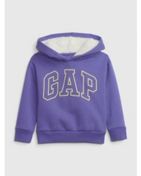 GAP Polerón logo sherpa toddler niña oferta