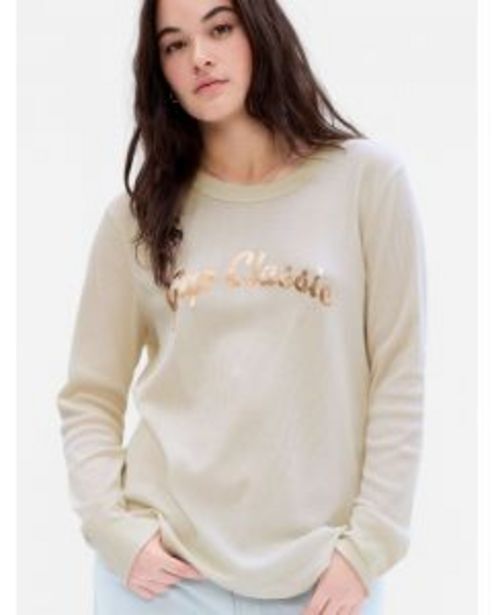 GAP Polo manga larga waffle mujer oferta