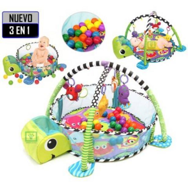 Linio Gimnasio de bebe didáctico 3 en 1 con pelotas oferta