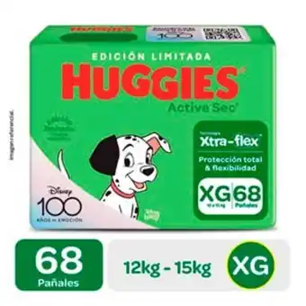 InkaFarma Pañales huggies bigpack active sec xg oferta