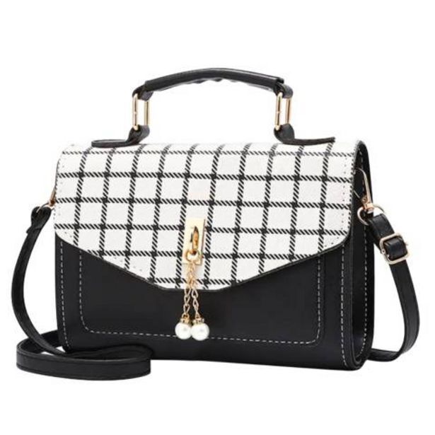 Linio Bolso cartera cuadros mujer elegante moderno oferta