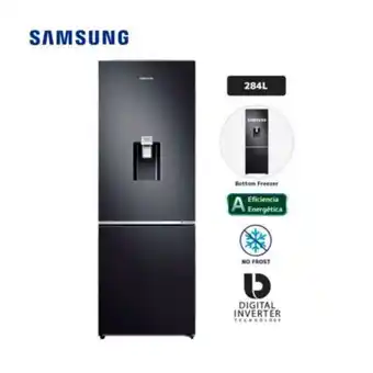 Linio Refrigeradora samsung 284l no frost rb30n4160b1pe negro oferta