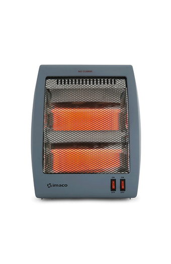Tiendas EFE Estufa de cuarzo imaco 800w qh800 gris oferta