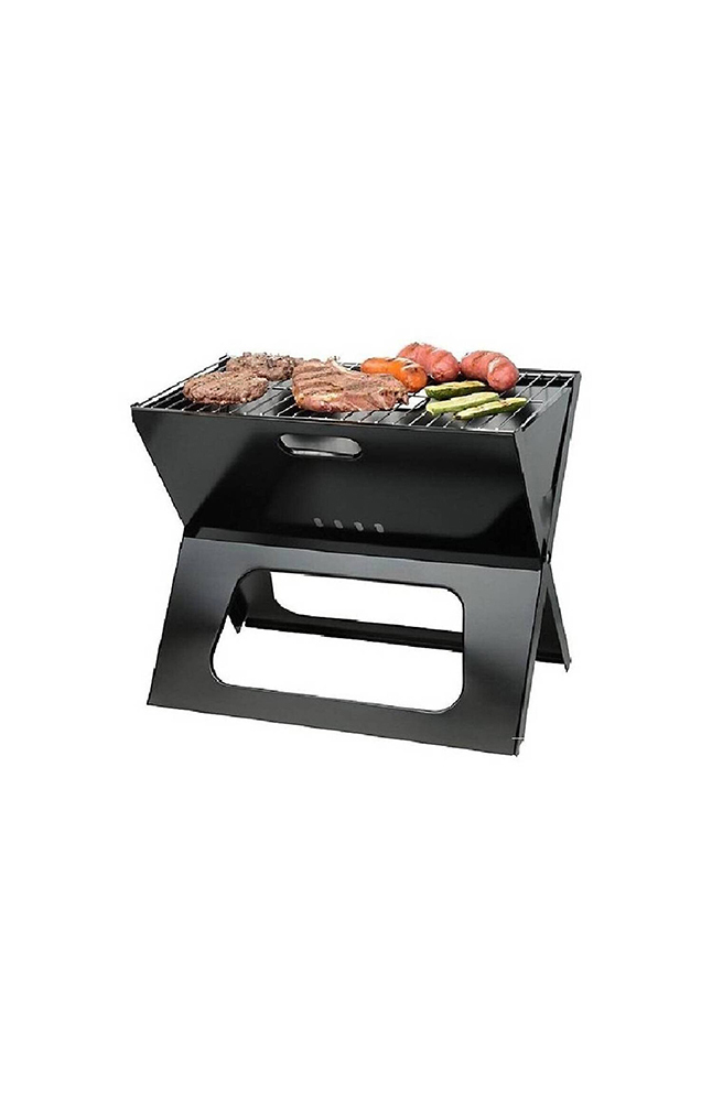 Tiendas EFE Parrilla portátil plegable a carbón super rack oferta