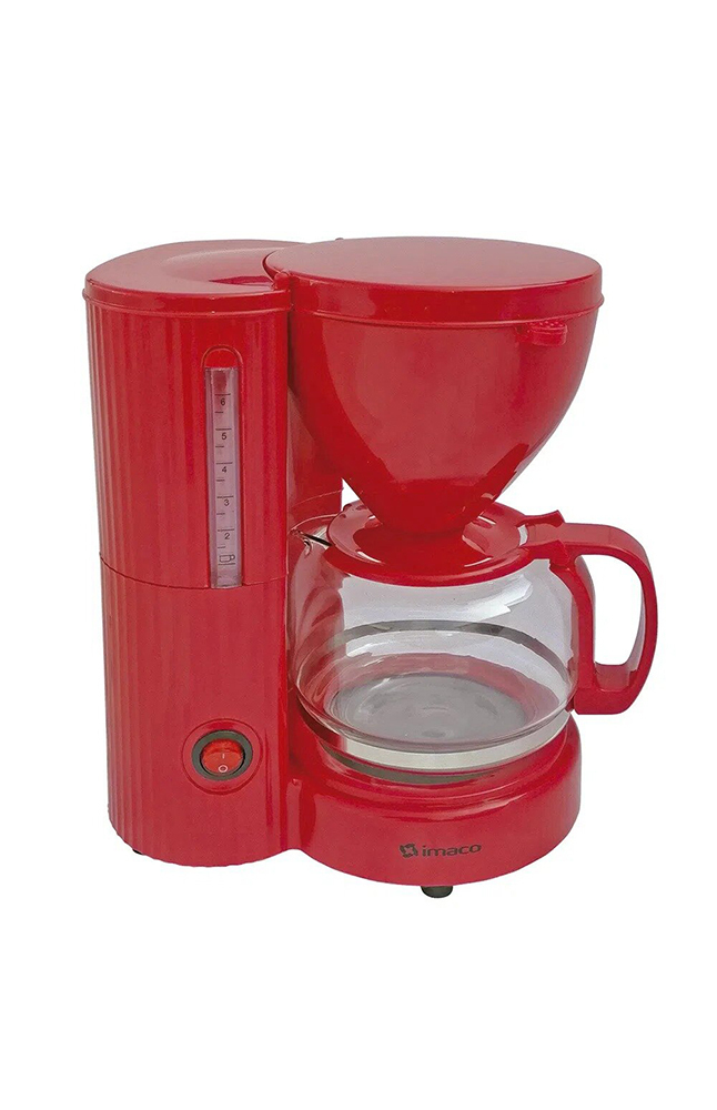Tiendas EFE Cafetera eléctrica imaco icm608r 6 a 8 tazas oferta