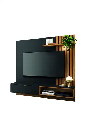 Tiendas EFE Centro de entretenimiento panel pazart muebles maui negro oferta