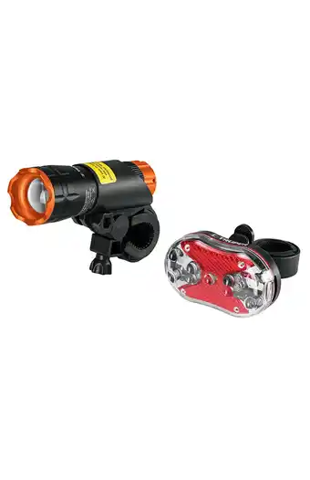Tiendas EFE Luces delanteras y traseras para bicicleta truper oferta