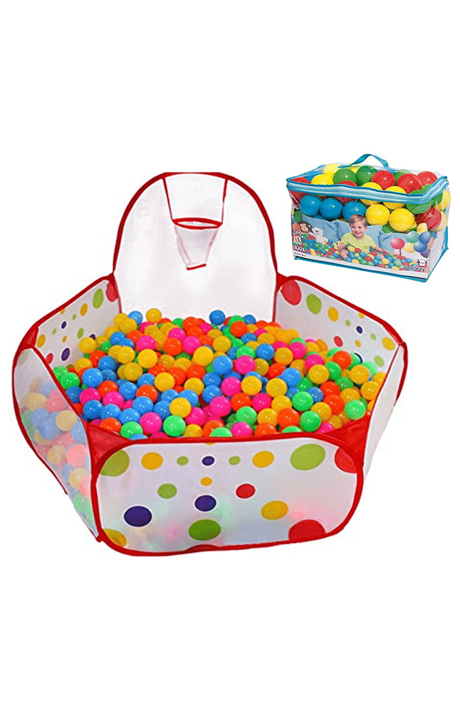 Tiendas EFE Piscina de pelotas + 100 pelotas multicolor oferta