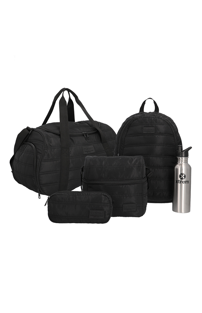 Tiendas EFE Mochila xtrem set 5pzs megapack 293 negro oferta