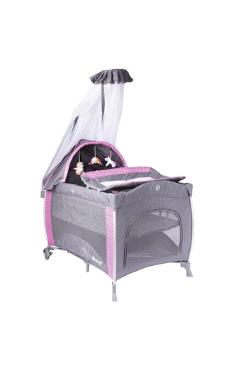 Tiendas EFE Cuna corral ebaby noa 780 rosado oferta