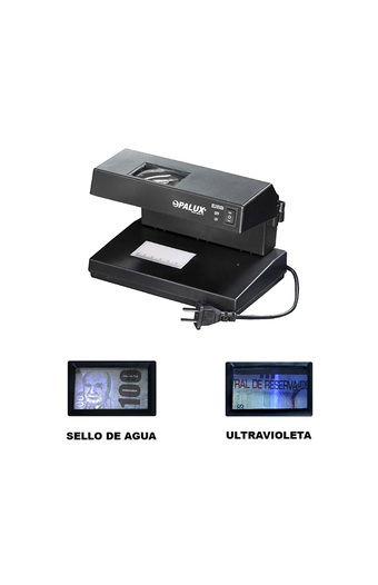 Tiendas EFE Detector de billetes falsos luz uv + lupa opalux op-2138 oferta