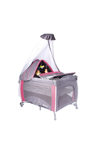 Tiendas EFE Cuna corral ebaby noa 780 rojo oferta