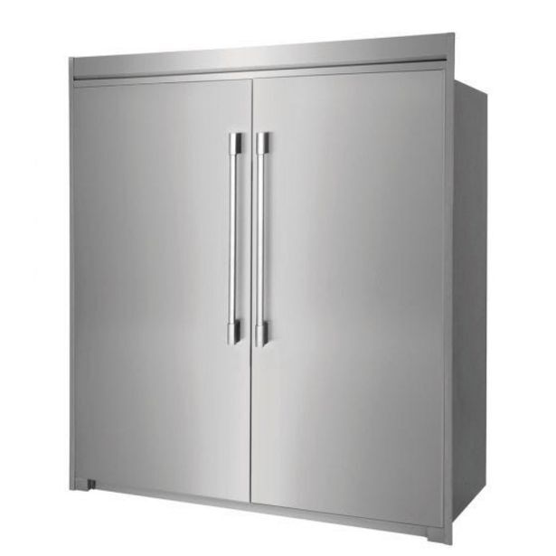 Hiraoka Refrigeradora frigidaire no frost fpru19f8wf 535l + congeladora frigidaire fpfu19f8wf 535l + kit filete para refrigeradora fr oferta
