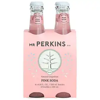 Vivanda Agua tónica mr perkins pink soda botella 200ml paquete 4un oferta