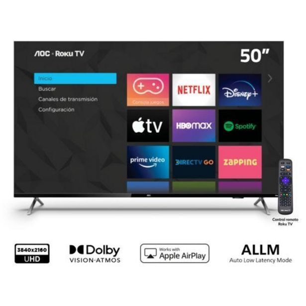 Hiraoka Televisor aoc led uhd smart 50 50u6125 oferta