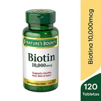 Mifarma Biotin 10 000 mcg cápsulas blandas oferta