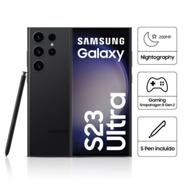 Hiraoka Celular libre samsung galaxy s23 ultra 6.8 256gb 8gb ram phantom black oferta