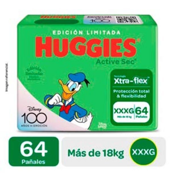 InkaFarma Pañales huggies bigpack active sec xxxg oferta