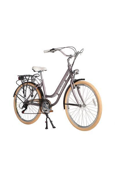Tiendas EFE Bicicleta jeff venecia aro 26' full aluminio lila platinado oferta
