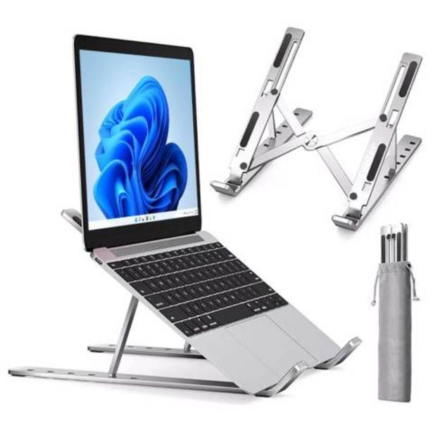 Linio Soporte aluminio plegable laptop premium portatil multifuncion oferta