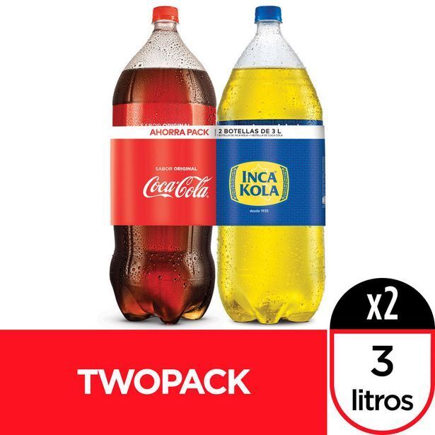Metro Mix de gaseosas botella 3l: coca cola + inca kola oferta