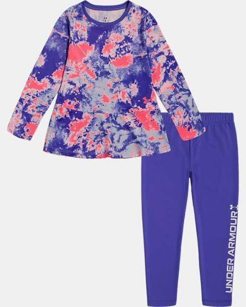 Under Armour Toddler girls' ua ice-dye tunic leggings set oferta