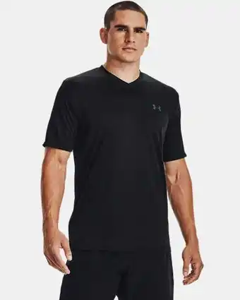 Under Armour Men's ua velocity v-neck short sleeve oferta