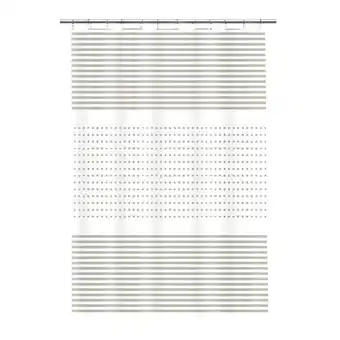 Metro Cortina de baño krea pvc con ganchos box oferta