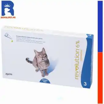 Maestro Antipulgas para gato revolution 6% 2.6 a 7.5 kg x3 pipetas oferta