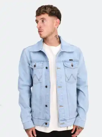 The Box Casaca para hombre wrangler denim anti fit jacket ce oferta