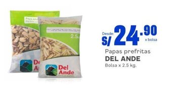 Makro Papas prefritas DEL ANDE Bolsa x 2.5 kg. oferta