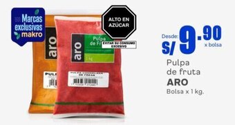 Makro Pulpa de fruta ARO Bolsa x 1 kg. oferta
