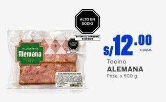 Makro Tocino ALEMANA Pqte. x 500 g. oferta