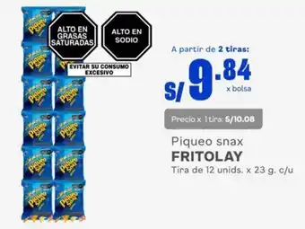 Makro Piqueo snax FRITOLAY Tira de 12 unids. x 23 g. c/u oferta