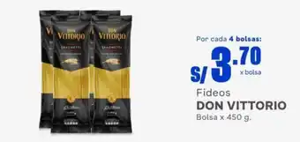Makro Fideos DON VITTORIO Bolsa x 450 g. oferta