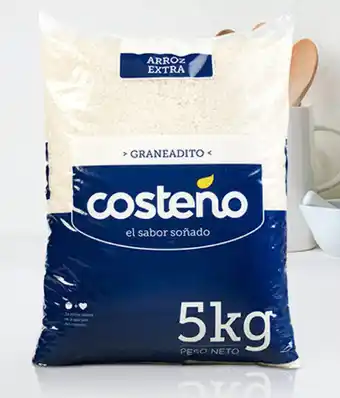 Plaza Vea Arroz extra graneadito COSTEÑO bl x 5 kg oferta